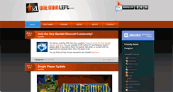 Desktop Screenshot of onemanleft.com